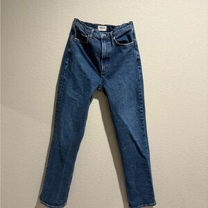 Agolde Women’s 90’s Straight Blue Jeans